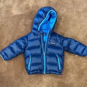 Patagonia Kids Blue Puffer Jacket